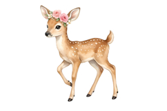 Cute Deer Png| Fairy Garden Png Product Image 1