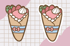 Cute Dessert Clipart png set 10 Product Image 4