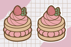 Cute Dessert Clipart png set 10 Product Image 2