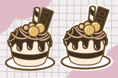 Cute Dessert Clipart PNG set 2 Product Image 3