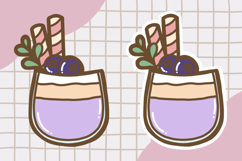 Cute Dessert Clipart png set 3 Product Image 4
