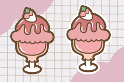 Cute Dessert Clipart png set 4 Product Image 3