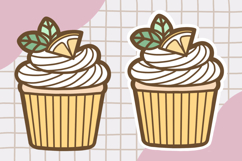 Cute Dessert Clipart png set 4 Product Image 4