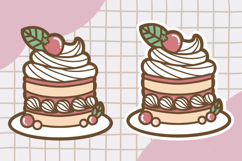 Cute Dessert Clipart png set 5 Product Image 3