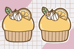 Cute Dessert Clipart png set 5 Product Image 4