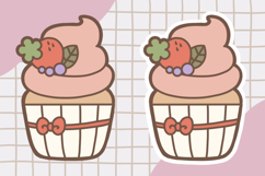 Cute Dessert Clipart png set 6 Product Image 3