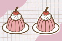 Cute Dessert Clipart png set 7 Product Image 2