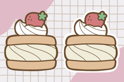 Cute Dessert Clipart png set 7 Product Image 3