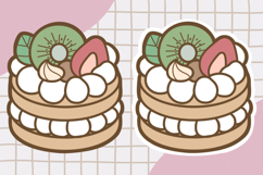 Cute Dessert Clipart png set 7 Product Image 4