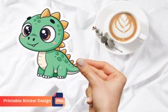 Cute Dinosaur Sticker, Cartoon Dinosaur Sticker Product Image 1