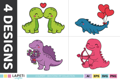 Kawaii dinosaur clipart for party printables