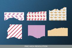 Cute Dino Pattern Torn Paper Product Image 1