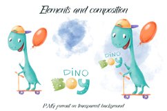Cute Dino sublimation Design for printing