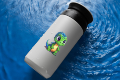 Cute Dinosaur Clipart Kids PNGs for Sublimation Vol. 1 Product Image 6