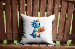 Cute Dinosaur Clipart Kids PNGs for Sublimation Vol. 1 Product Image 10