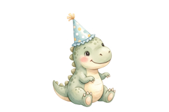 Cute Dinosaur Png |Dino Party Png Product Image 1