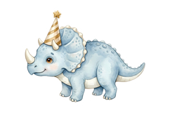 Cute Dinosaur Png |Dino Party Png Product Image 1