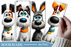 Cute Dog Bookmark Design Funny Dog Bookmark Sublimation Product Image 1