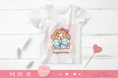 Cute dog clipart kawaii animals birthday party cartoon 2 Product Image 4