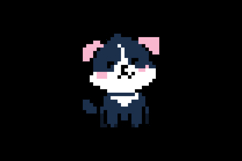 Cute dog character illustration pixel art design Product Image 2