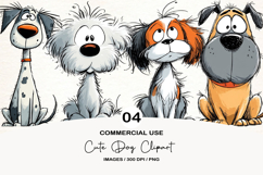 Cute Dog Clipart Sublimation Product Image 1