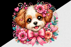 Cute dog tumbler, mug wrap, clipart sublimation design Product Image 2