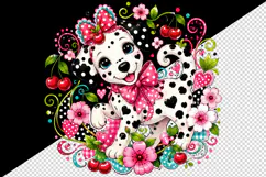 Cute dog tumbler, mug wrap, clipart sublimation design Product Image 2