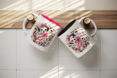 Cute dog tumbler, mug wrap, clipart sublimation design Product Image 3