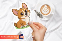 Cute Dog Sticker, Funny Puppy Sticker, Adorable Dog Sticker Product Image 1