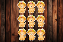 Cute Dog Printable Stickers - PNG Sticker Sheet