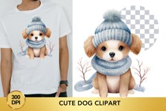 5 png Cute Dog Sublimation Clipart, Dog png Clipart Bundle Product Image 5