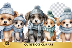 5 png Cute Dog Sublimation Clipart, Dog png Clipart Bundle Product Image 1