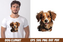 Cute Dog Sublimation Clipart Designs Transparent Product Image 1