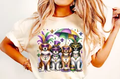 Mardi Gras Dogs PNG, Mardi Gras Sublimation, Mardi Gras PNG Product Image 2