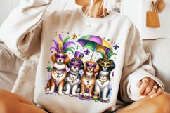Mardi Gras Dogs PNG, Mardi Gras Sublimation, Mardi Gras PNG Product Image 3