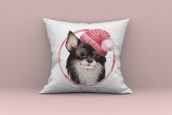 Cute dog Watercolor PNG Sublimation design Product Image 2