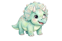 Cute Donosaur Png| Dinosaur Png Product Image 1