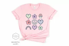 Cute Spring Doodles Sublimation| Retro Style Doodles Product Image 3