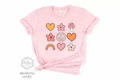 Cute Spring Doodles Sublimation| Retro Style Doodles Product Image 2