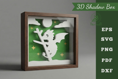 Cute Dragon 3D Shadow Box Product Image 1