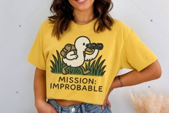 Cute Duck Adventure PNG, Funny Duck PNG, Sarcastic Animal Product Image 5