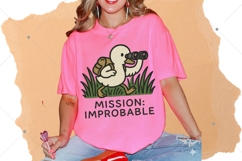 Cute Duck Adventure PNG, Funny Duck PNG, Sarcastic Animal Product Image 7