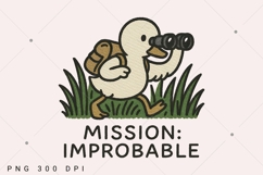 Cute Duck Adventure PNG, Funny Duck PNG, Sarcastic Animal Product Image 1
