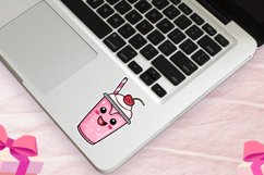 Cute Milkshake Sticker Clipart Bundle Product Image 4