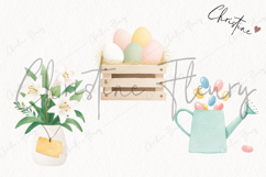 Watercolor Cute Easter Clipart | Easter PNG Product Image 3