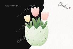 Watercolor Cute Easter Clipart | Easter PNG Product Image 2