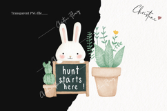 Watercolor Cute Easter Clipart | Easter PNG Product Image 2