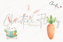 Watercolor Cute Easter Clipart | Easter PNG Product Image 3