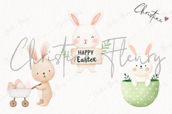Watercolor Cute Easter Clipart | Easter PNG Product Image 3