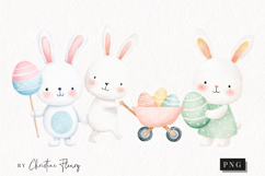 Watercolor Cute Easter Clipart | Easter PNG Product Image 1